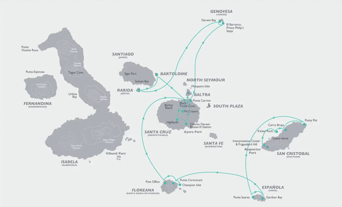 Coral 8DA Itinerary