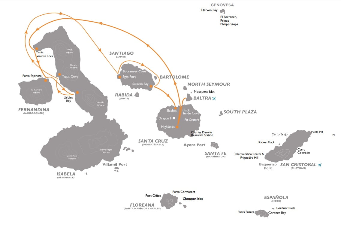 Coral 5B Itinerary