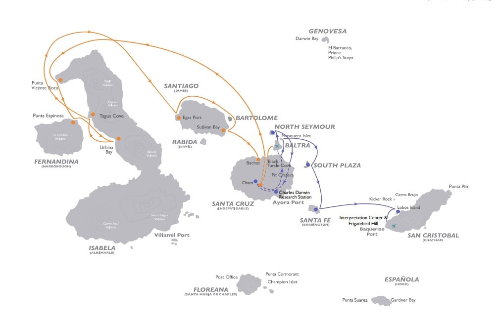 Coral 8 BC Itinerary