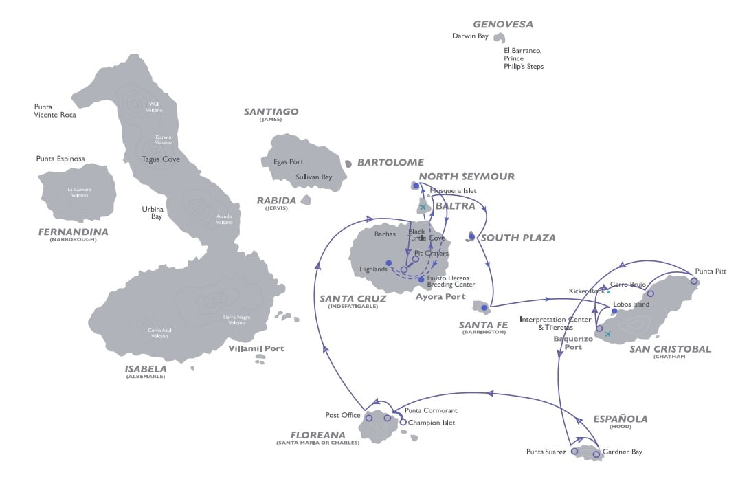 Corals 8 C+D Itinerary