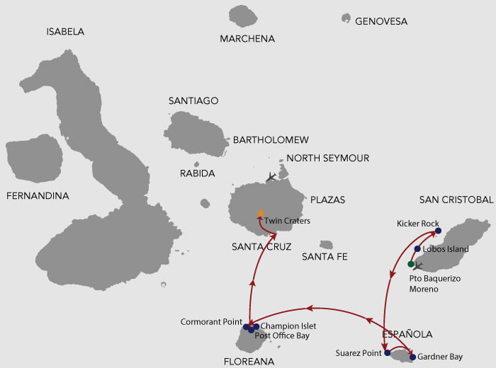 Cormorant II Itinerary 4A