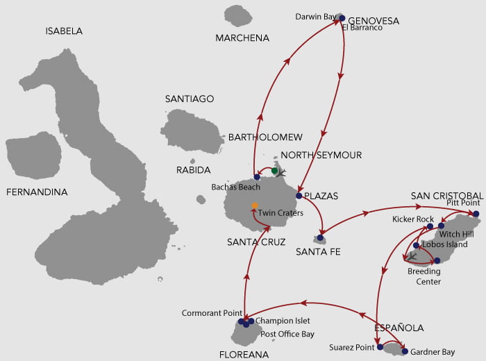 Cormorant II Itinerary A