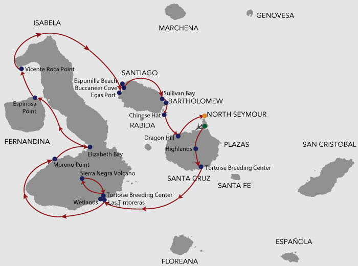 Cormorant II Itinerary 8B