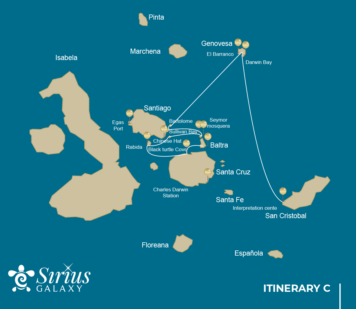 GALAXY-SIRIUS-ITINERARY C